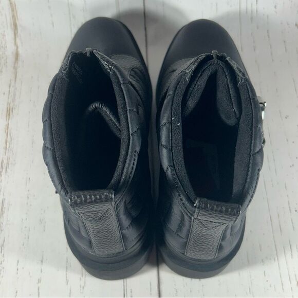 Vionic Janara Womens Quilted Nylon Chunky Heel Ankle Boots Black Size 7 - Picture 5 of 8